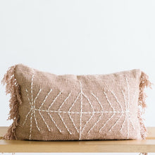 Load image into Gallery viewer, pink lumbar throw pillow