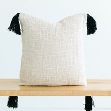 Load image into Gallery viewer, white handmade throw pillows