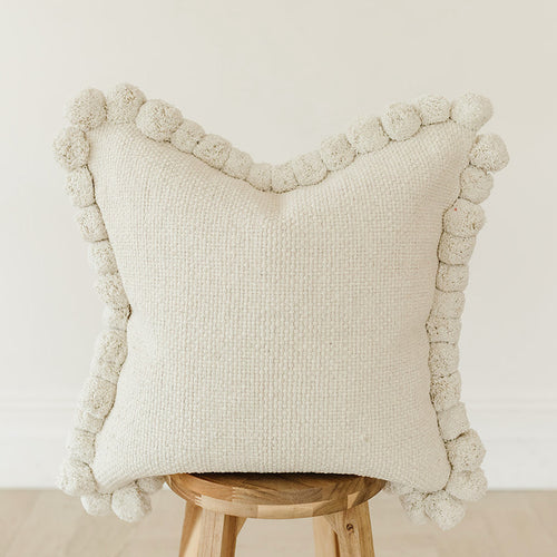 decorative throw pillows with poms
