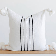 Load image into Gallery viewer, white throw pillow